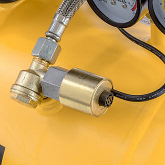 Компрессор DLS950/24 безмаслянный малошумный 950 Вт, 165 л/мин, ресивер 24 л Denzel - фото 9