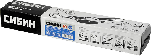 Фото 2 товара Лебедка ручная рычажная СИБИН 4 т, 3 м, 43125-4