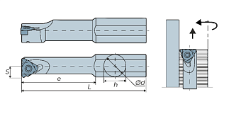 SIR0010M11-A16 державка для обработки резьб Deskar - фото 2