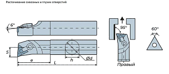 S20R-MTUNL16 державка для внутреннего точения Deskar - фото 3