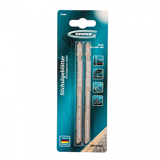 Полотна для электролобзика унив., двухсторонние, фигурный рез, 2 шт. (3150 - FKR) Gross - фото 3