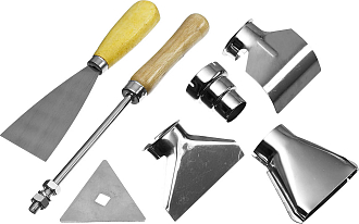 Фен технический ФТ-П1800 К Профессионал ЗУБР 1800 Вт, 1 режим: 80-400°С; 2 режим: 100-550°С, кейс - фото 4