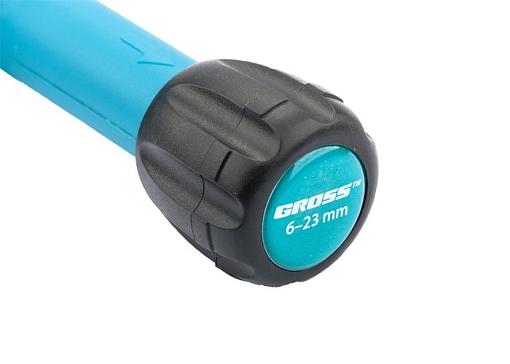 Фото 3 товара Труборез ручной "Piranha", 6-23 мм, 1/4-7/8, мех. рег. заж. трубы, трещ. с храп. мех.Gross