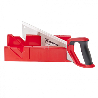 Стусло пластиковое, 300 х 100 мм, обушковая пила 350 мм, двухкомпонентная рукоятка Matrix. - фото 1