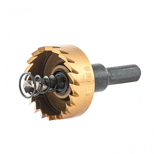 Фото 1 товара Коронка по металлу HSS, 35 мм, нитридтитановое покрытие Denzel