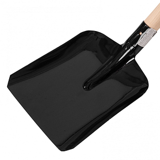 Лопата совковая, 230 х 280 х 1400 мм, деревянный черенок, Россия - фото 3