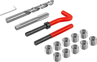 Набор для восстановления резьбы M12x1.5, 15 предметов, THORVIK - фото 2