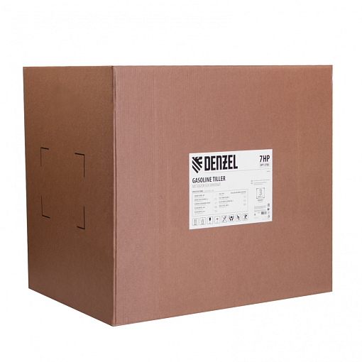 Фото 5 товара Мотоблок DPT-370X, 7 л.с, дисковое сцепление, ширина 90 см, глубина 35 см, фрез 3 х 4, ВОМ, передачи 3В/1Н Denzel