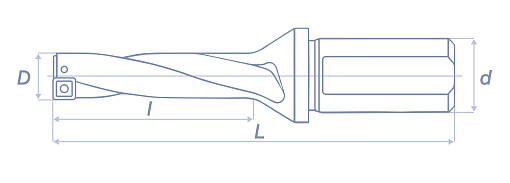 Фото 5 товара Корпусное сверло C32-5D30-154SP09 Weila Deskar