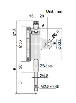 Индикатор ИЧ 30.0мм, 0.01мм, INSIZE - фото 2