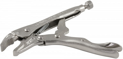 Фото 1 товара Зажим ручной с фиксацией, трубный захват, 125 мм, 0-28 мм, Jonnesway