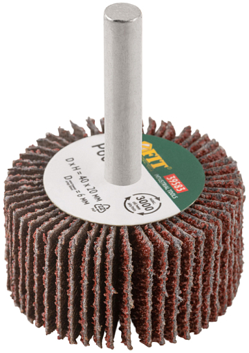 Фото 0 товара Диск лепестковый для дрели радиальный 40х20х6 мм Р 60 FIT