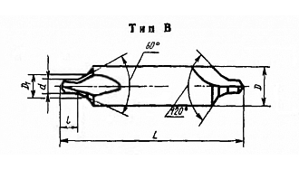 Сверло 2.5 центровочное комбинированное Тип В Р6М5 Sekira 2317-0016 - фото 2