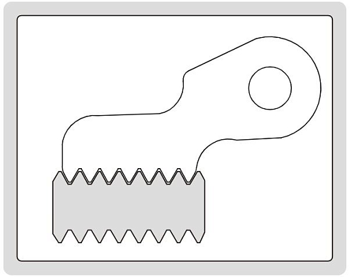 Фото 1 товара Шаблон резьбовой М 60° 0.25-6.0 мм погрешность ±0.07 мм INSIZE