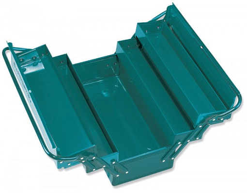 Фото 1 товара Ящик для инструментов 3-ех полочный, портативный 470*220*350 мм, Jonnesway