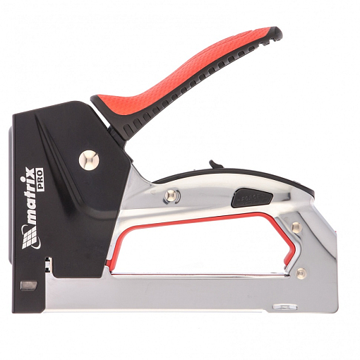 Фото 1 товара Степлер мебельный, стальной, быстрая загрузка, тип скобы 53, 4-14 мм, PRO Matrix