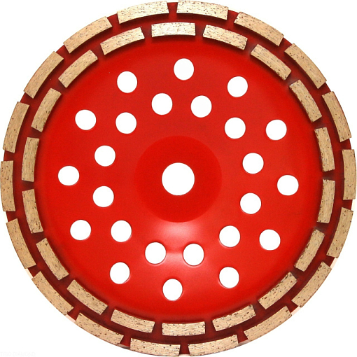 Фото 0 товара Чашка алмазная 230 Сегментная двухрядная