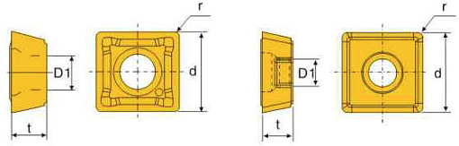 Фото 2 товара SPMG110408 TG LF6018 пластина для сверла Deskar