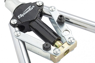 Заклепочник, 450 мм, двуручный, усил., заклепки 3,2-4,0-4,8 мм Sparta - фото 4