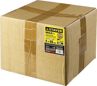 Дюбель-гвоздь полипропиленовый с потайным бортиком STAYER 60 x 6 мм, 1500 шт., 30640-06-060 - фото 2