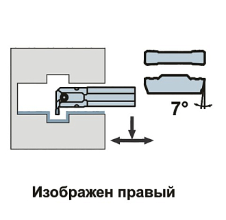 MGIVL2520-2 державка для обработки внутренних канавок Deskar - фото 3
