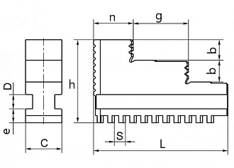 Кулачки прямые к токарным патронам Ø160 БелТАПАЗ РБ - фото 2