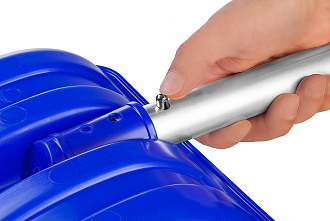 Автомобильная снеговая лопата СИБИН АВТО-28 421850 280 мм, пластиковая с алюминиевой планкой, алюминиевый черенок - фото 4