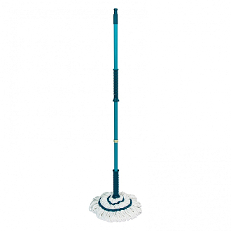 Швабра отжимная скручиванием 120 см, насадка из микрофибры, 120 г, Home Palisad - фото 1