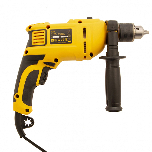 Фото 3 товара Дрель ударная ID-650, 650 Вт, 0-3000 об/мин, 48000 уд/мин Denzel