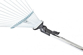 Грабли веерные стальные, 155-520х1200-1550 мм, 15 зуб., раздвижные Palisad - фото 3