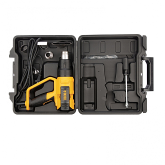 Фен технический HG-2000E, 2000 Вт, 2 режима, LCD дисплей Denzel - фото 4