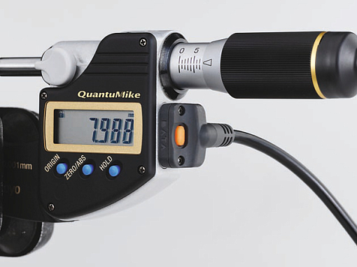 Фото 1 товара Цифровой микрометр с разъёмом для вывода данных 75-100 мм