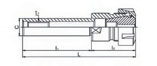 Фото 1 товара C25-ER16-150 патрон цанговый ц/х с обыч. гайкой Zegyo