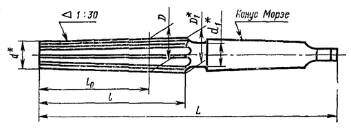 Фото 1 товара Развертка коническая 1:30 машинная 16