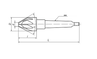 Зенковка 16х120 к/х z=4 Sekira - фото 3