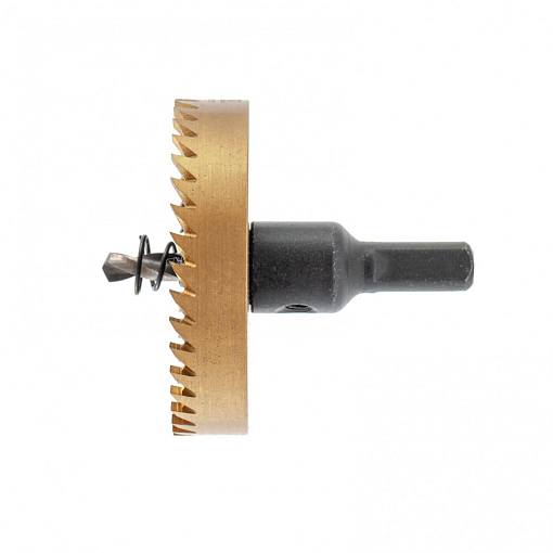 Фото 0 товара Коронка по металлу HSS, 65 мм, нитридтитановое покрытие Denzel