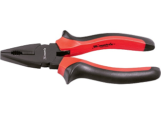 Плоскогубцы комб. Black Nickel, 180 мм, двухкомпонентные рукоятки Matrix - фото 3