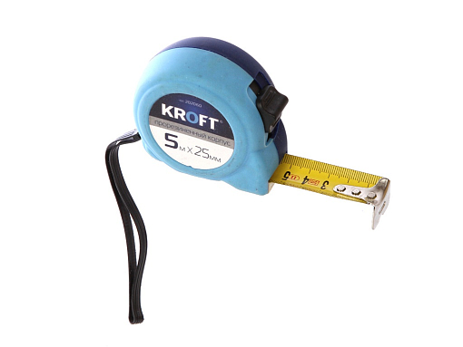 Фото 1 товара Рулетка измерительная 5м х 25мм KROFT
