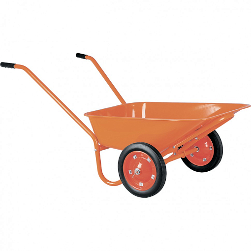 Фото 0 товара Тачка садово-строительная ТСО2-02, крашенная, 2 пневмоколеса, 120 кг, 90 л Россия